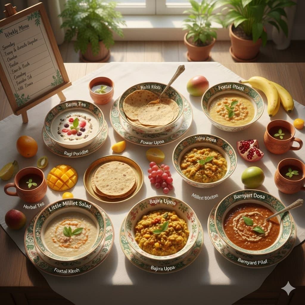 Millet Breakfast Blueprint: 7-Day Rotation for Calm Mornings