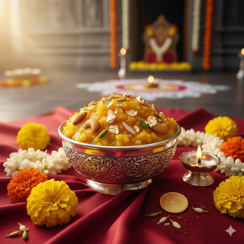 Akshaya Tritiya Gold-Leaf Kesari